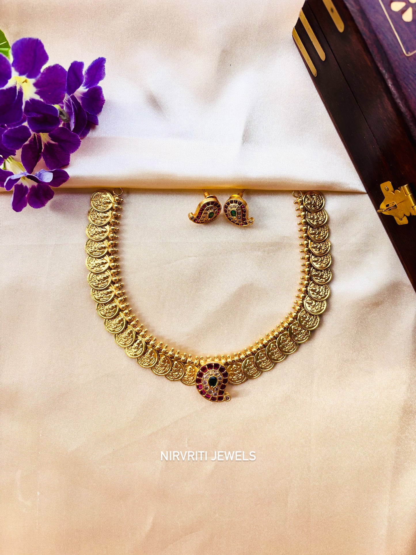 Mango coin necklace