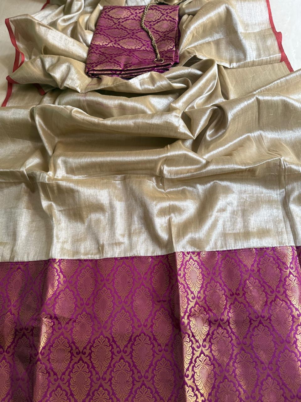 Raga Tissue banarasi saree