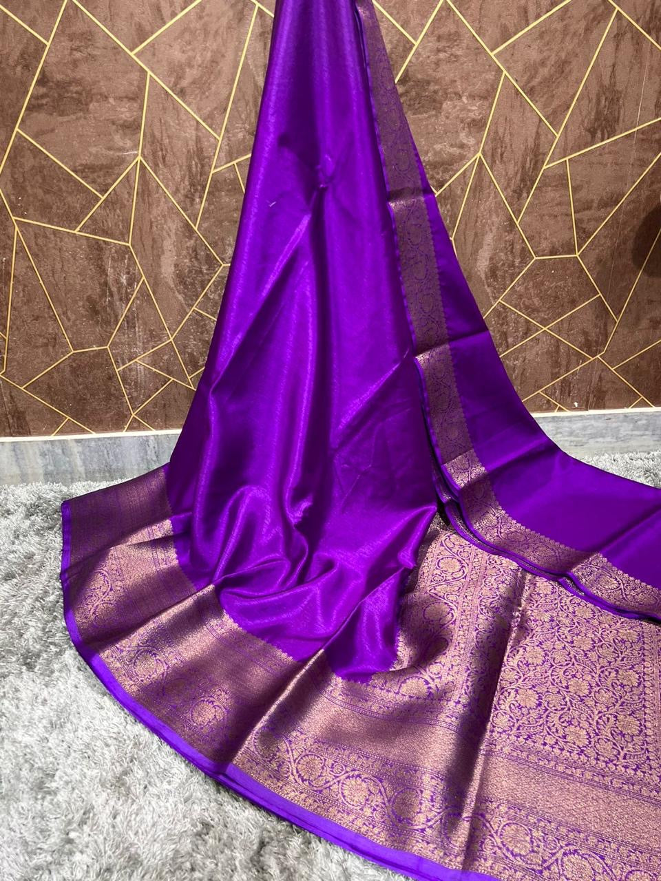 Soft Banarasi warm silk saree