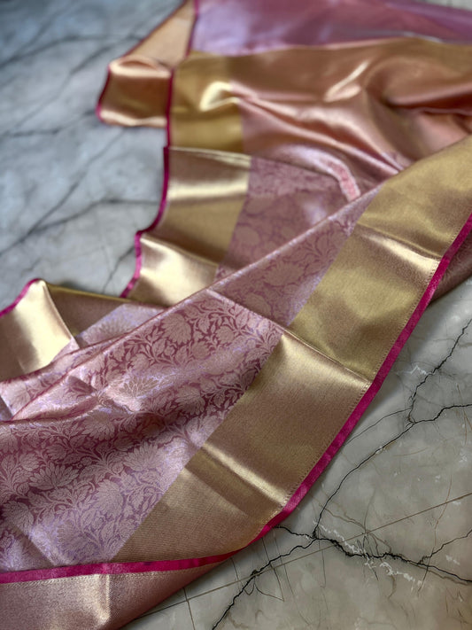 Semi Banarasi Tissue silk saree