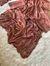 Soft crush rangoli saree with beautiful handwork on border and pallu