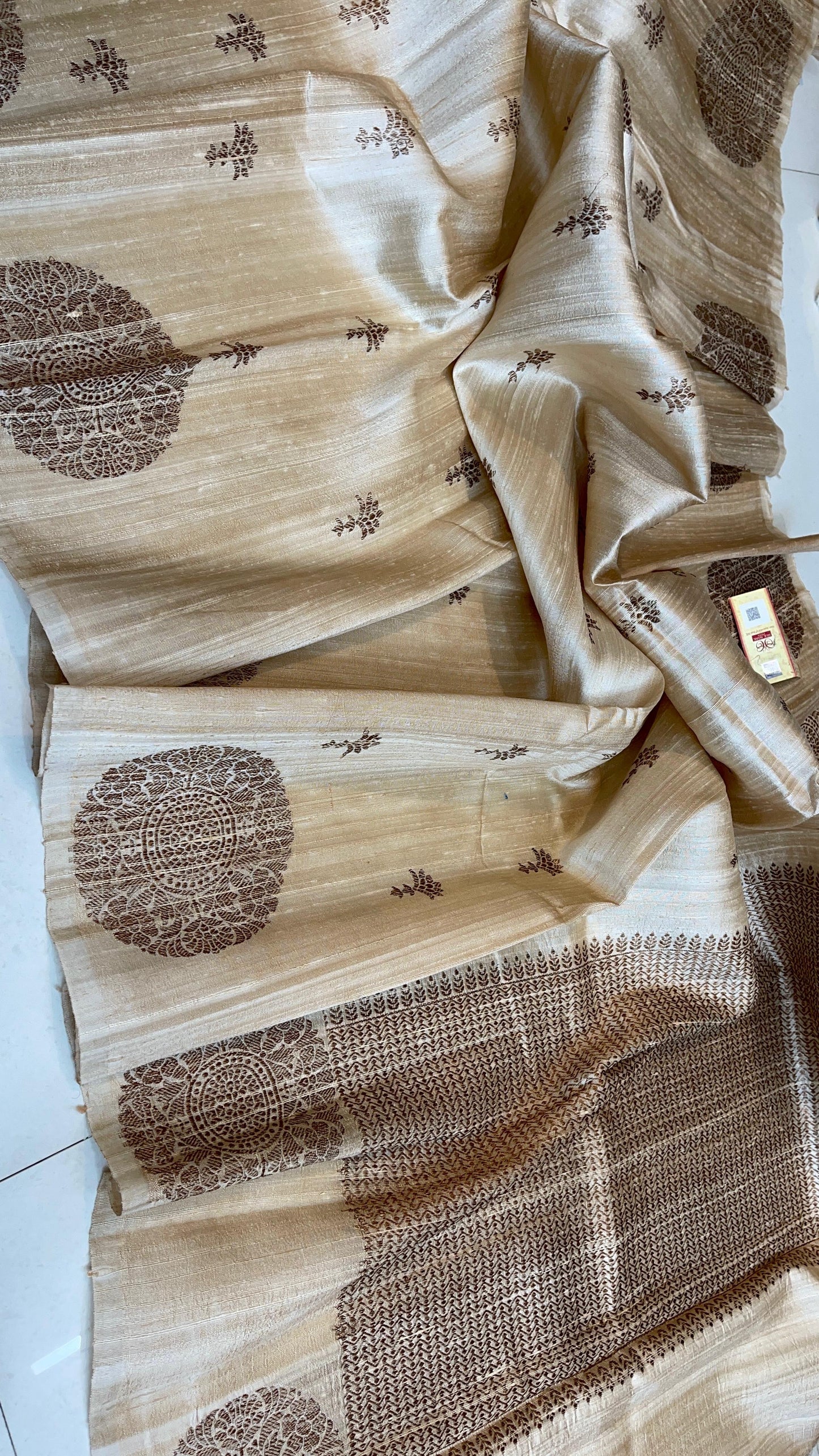 Raw Silk Saree with Banarasi weaves