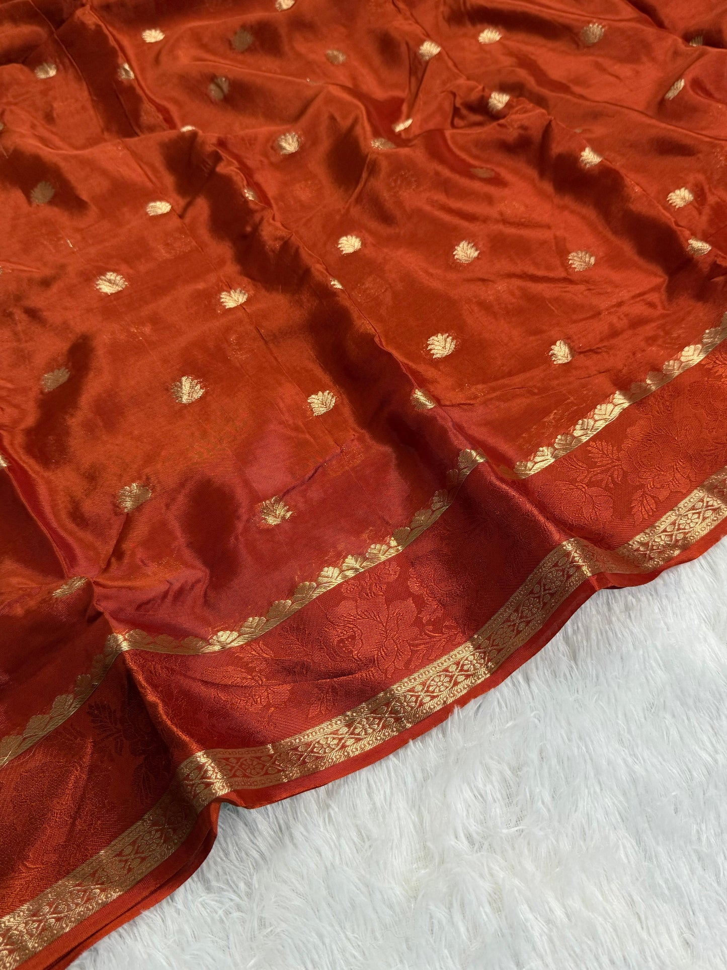 Beautiful soft viscous crepe silk - rose jacquard