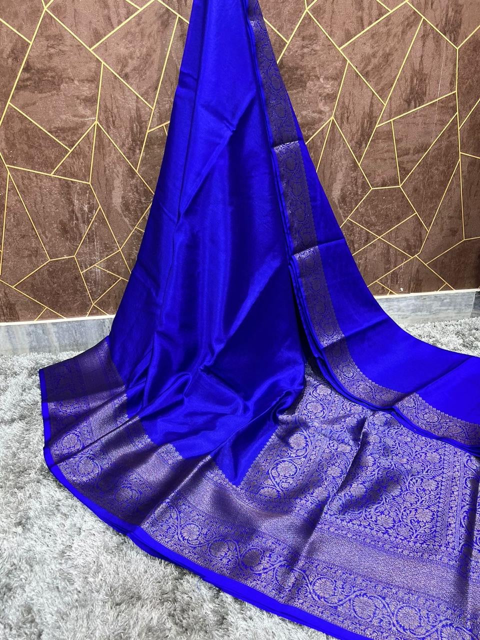 Soft Banarasi warm silk saree