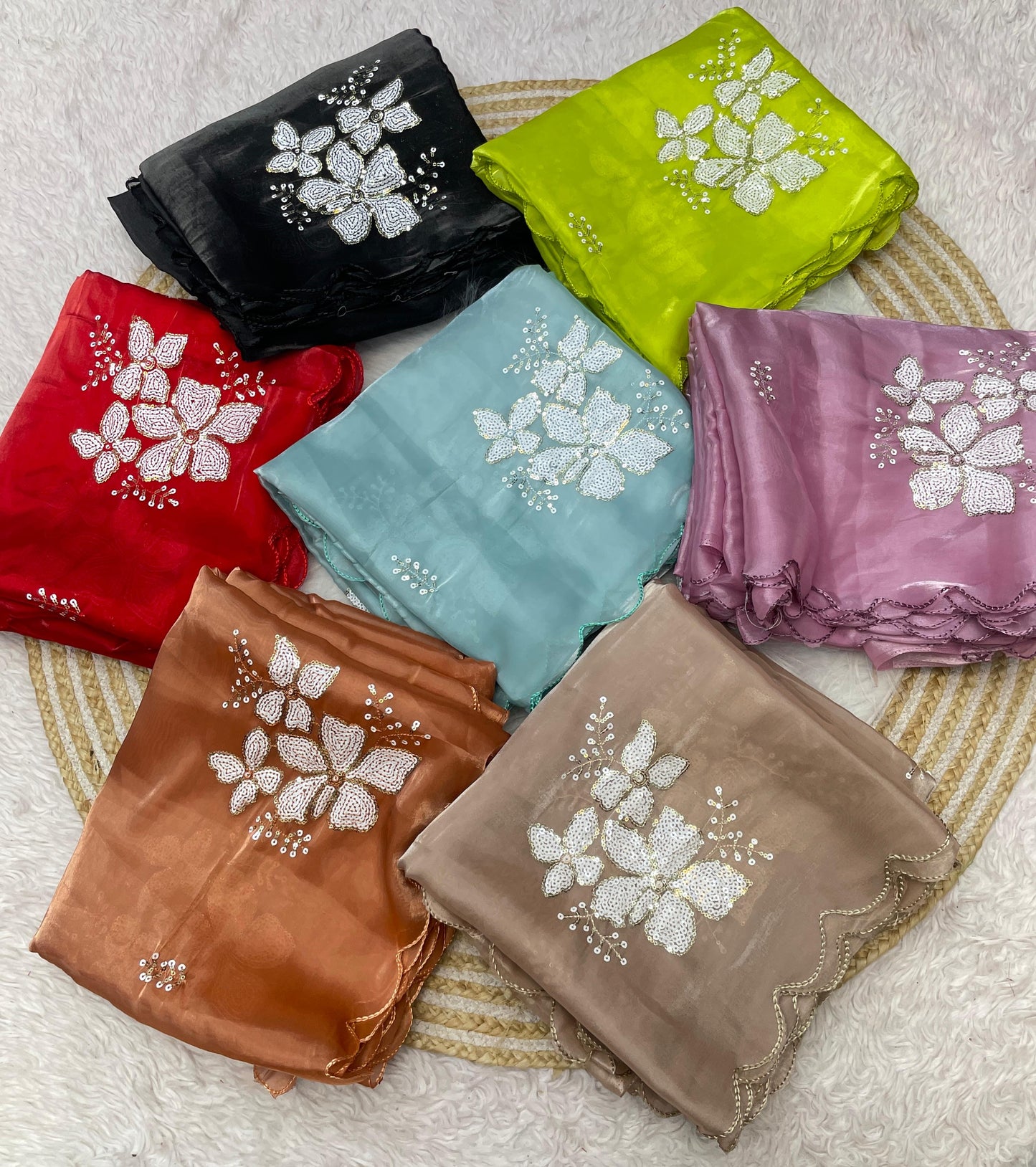Jimmy choo saree with beautiful embroidery