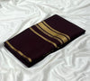 Soft semi Mysore crepe silk sarees with zari stripe broad border (Tani Malayali inspired)
