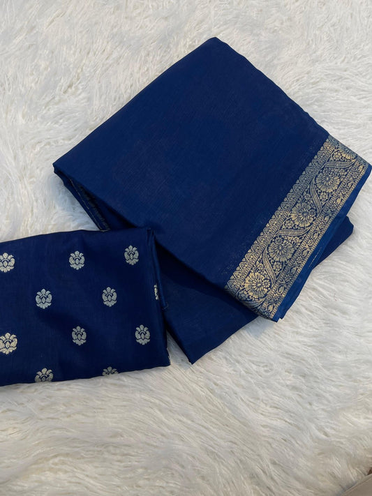 Soft Viscous crushed chinon silk saree