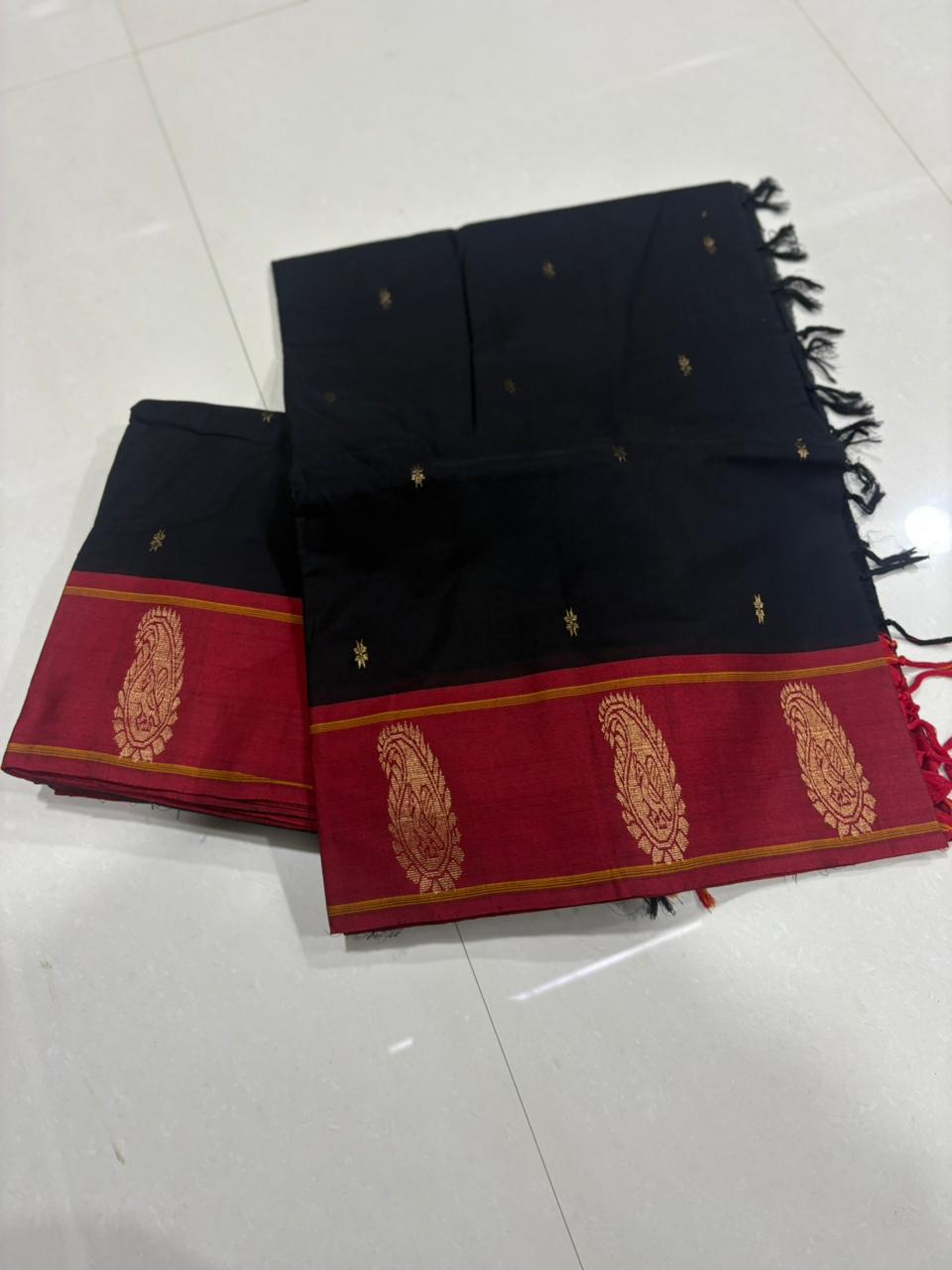 Pure kanchi cotton saree