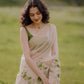 Premium tissue linen saree with beautiful embroidery