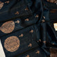 Raw Silk Saree with Banarasi weaves