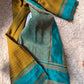 Beautiful khaddi georgette saree with intricate weavings!