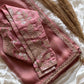 Soft Tissue silk with sequins work
