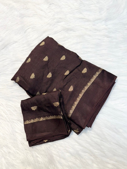 New design in khadi viscous silk