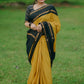 Pure sungudi cotton saree with contrast double peacock border