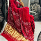 Bandhini gajji silk saree