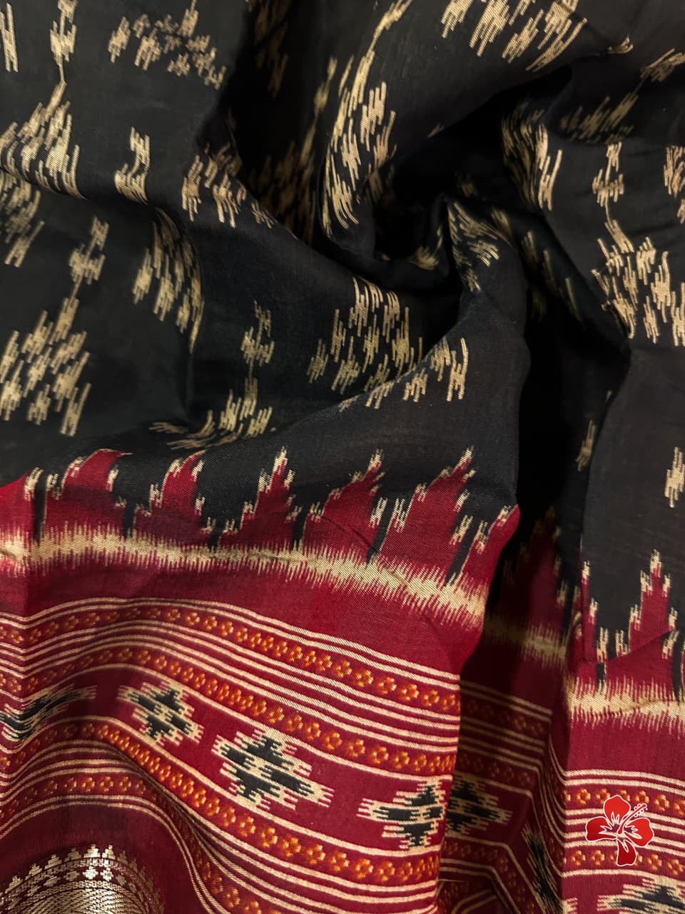 Soft ikkat printed mix cotton sarees