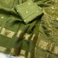 Beautiful viscose kota saree with dual jacquard border