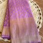 Semi banarasi saree with big border