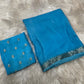 Soft viscous crepe silk saree