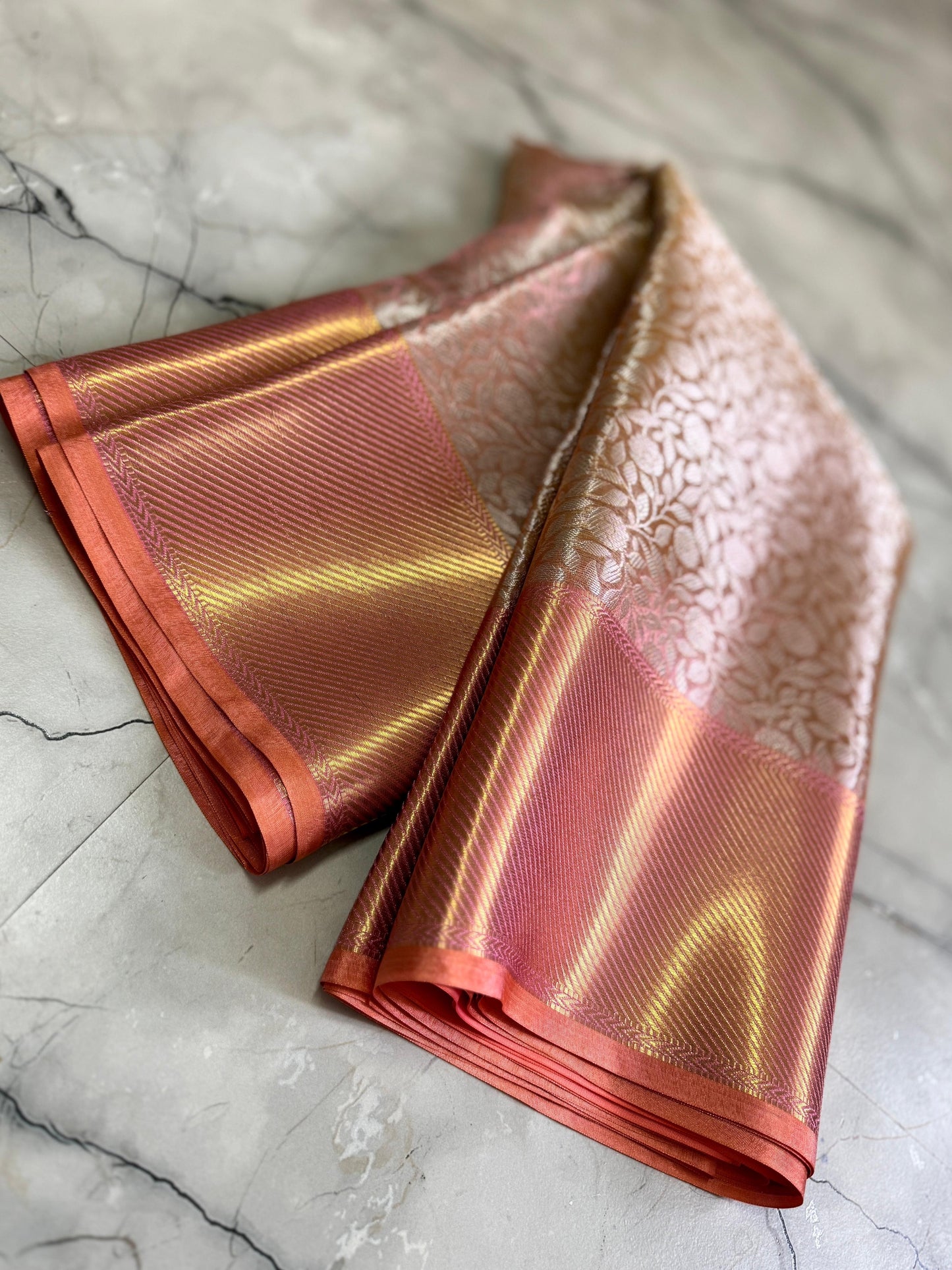 Semi Banarasi Tissue saree