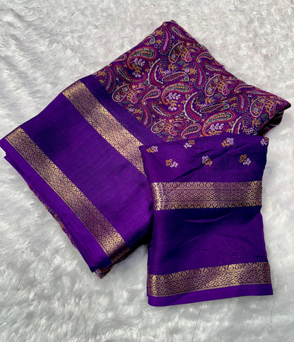 Premium georgette sarees with beautiful prints