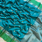 Beautiful semi Banarasi satin silk saree