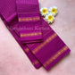 Premium pure sungudi cotton saree with checks and double rudraksham border