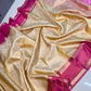 Semi banarasi tissue saree