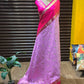 Soft semi silk saree - coin chakra