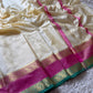 Beautiful semi gadwal Banarasi silk saree
