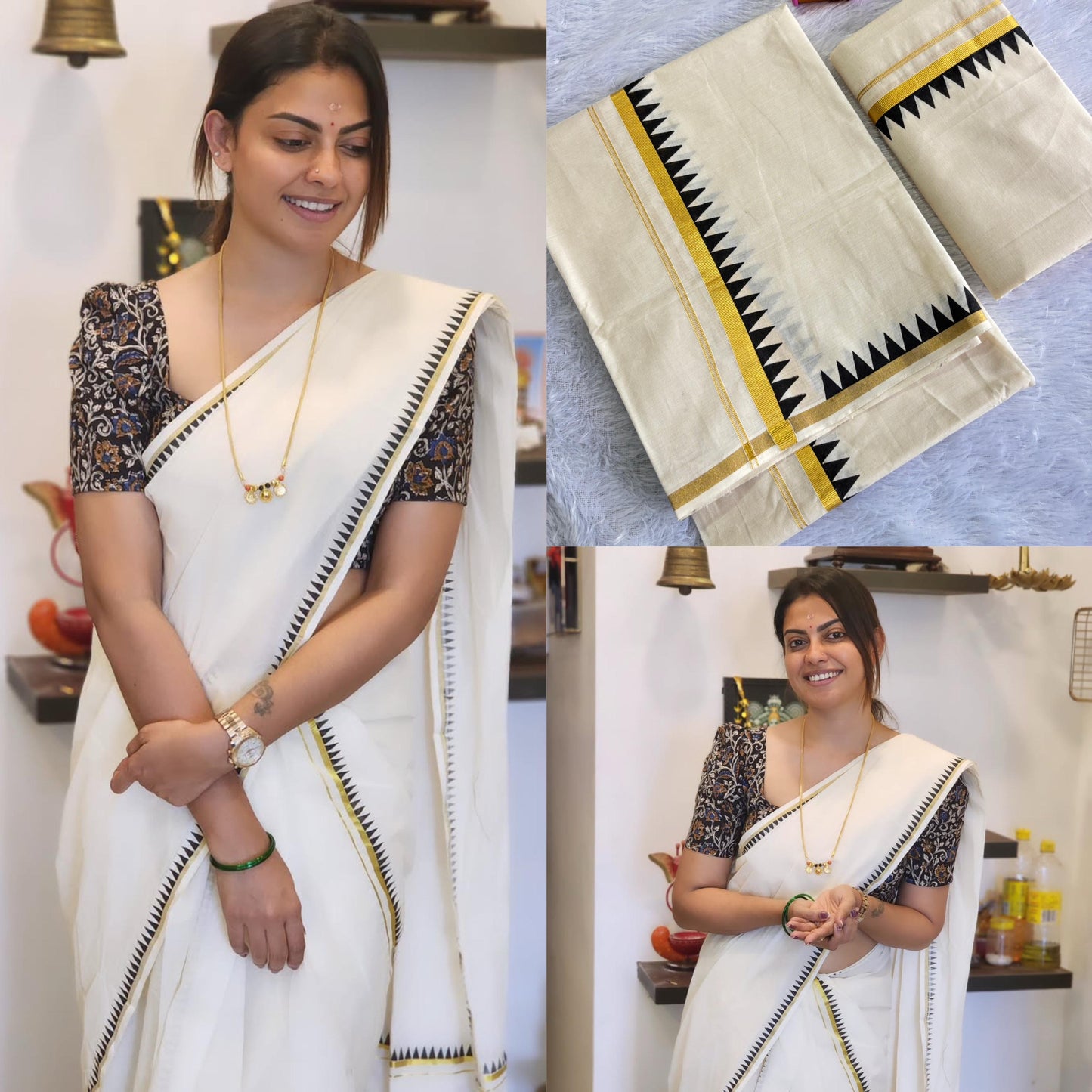 Anusree inspired temple setmund