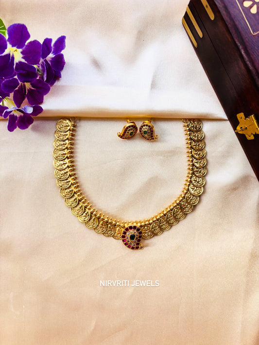 Mango coin necklace