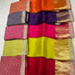 Pure organza saree with kanchi zari border and heavy blouse