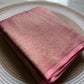 Pure khaddi handloom crepe chiffon antique brocade saree