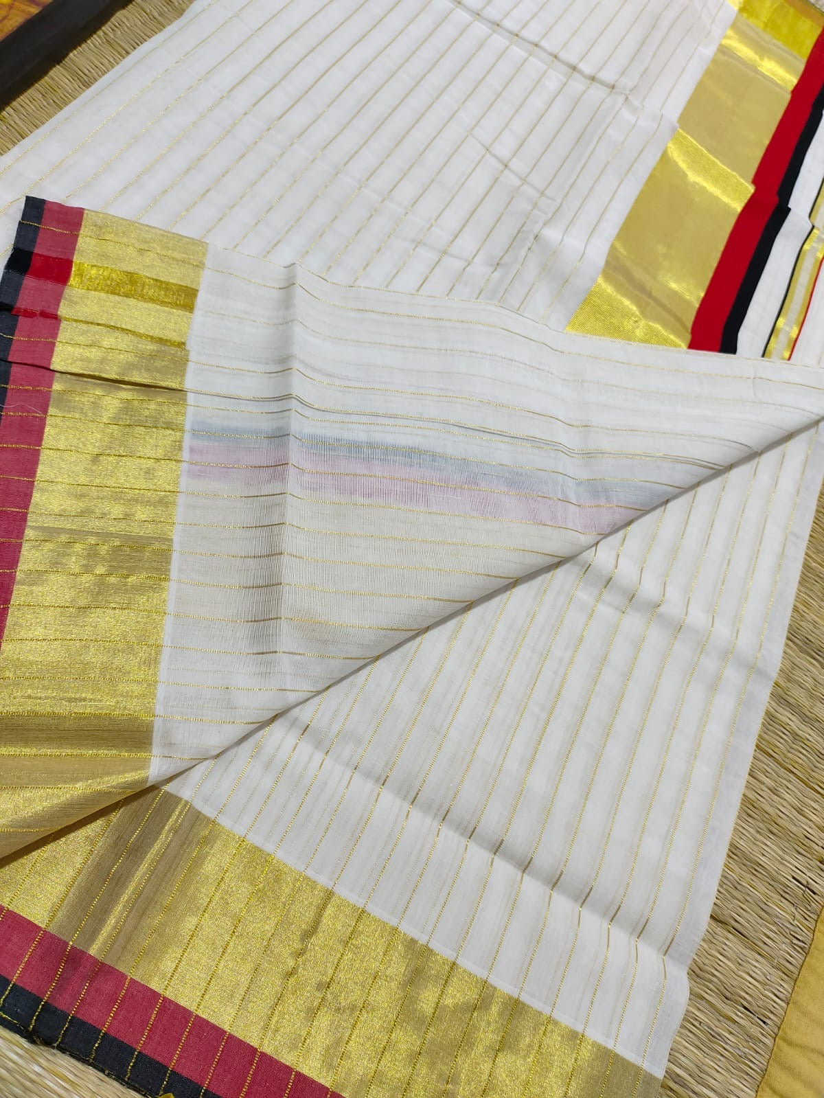 Pure Handloom Zari woven saree