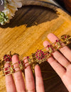 Kemp choker - ruby