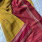 Beautiful khaddi georgette saree with intricate weavings!