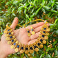 Beautiful statement coin necklace - blue