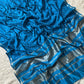 Banarasi semi katan silk with buttas