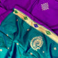 Soft semi silk saree - kolam