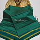 Soft arani silk cotton saree with thread checks