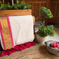 Soft Mul cotton saree - Dark pink