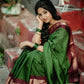 Beautiful dola silk saree with checks