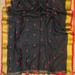 Pure authentic mul cotton saree with heart embroidery