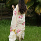 Prebooking 15 days - Premium pink lotus printed kerala cotton saree