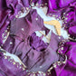 Dual tone shimmer chiffon saree