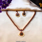 Kemp ruby attigai necklace