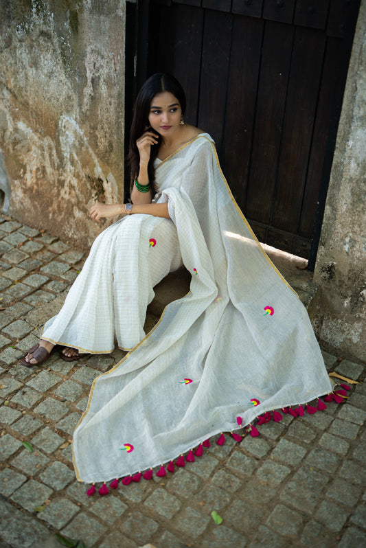 Soft mul cotton with embroidery