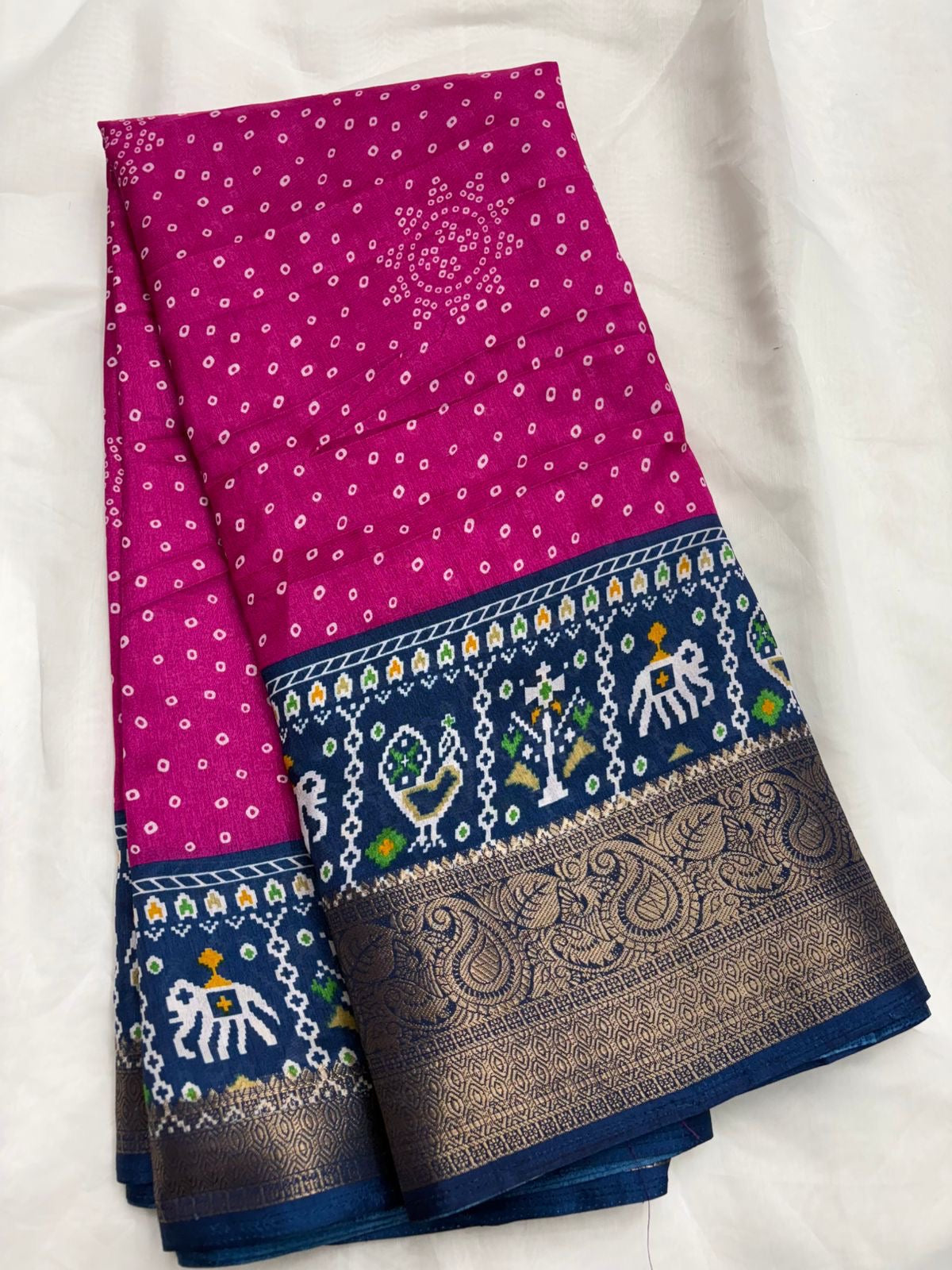 Soft dola silk saree