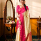 Soft semi silk saree - coin chakra